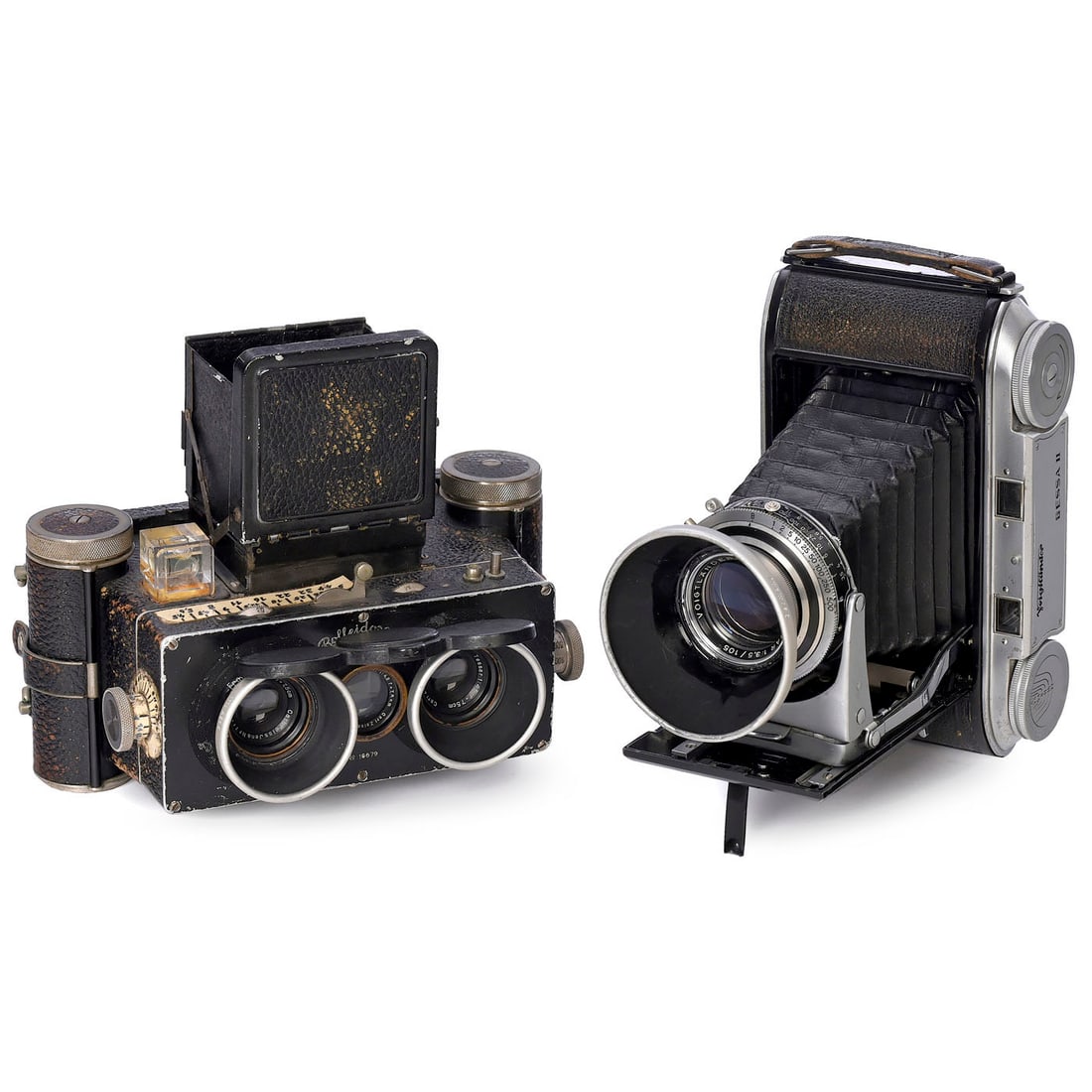 Rolleidoscop Stereo (6 x 13) and Bessa II (6 x 9) Cameras (1 of 1)