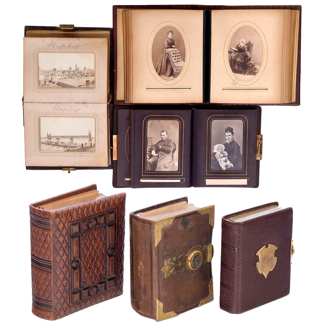 3 Carte-de-Visite Albums (1 of 3)