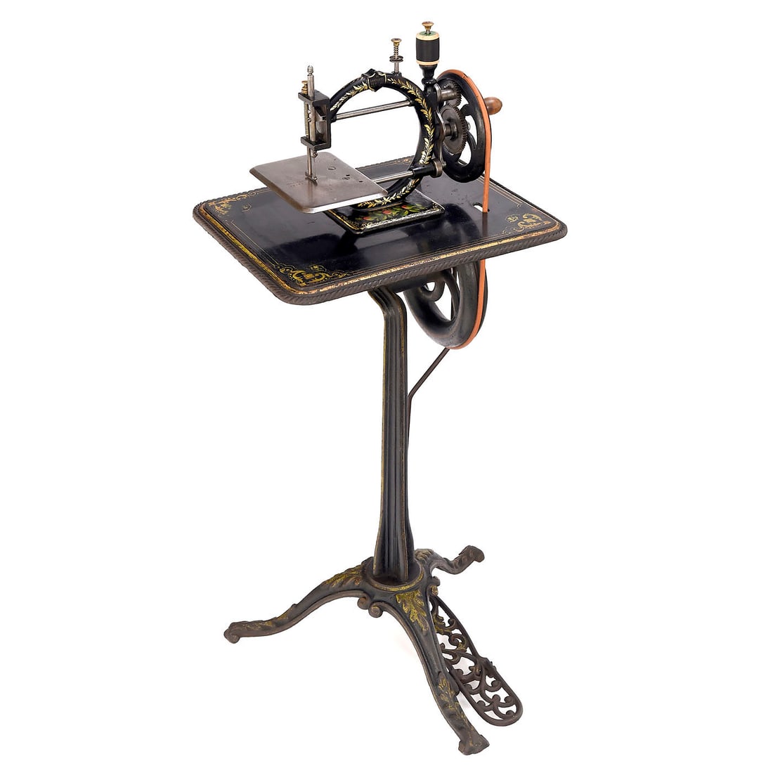 Early Bartlett Single-Thread Chainstitch Sewing Machine, c. 1868 (1 of 3)