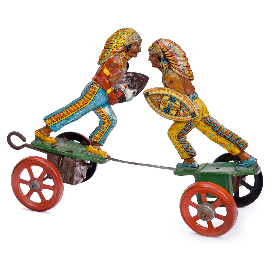 Einfalt "Indian Fight" Toy, c. 1930 (1 of 2)