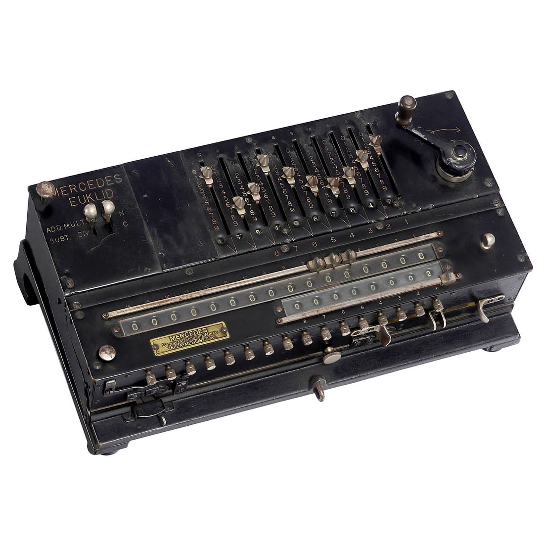 Mercedes Euklid Model 1 Proportional-Lever Calculating Machine, c. 1925 (1 of 1)