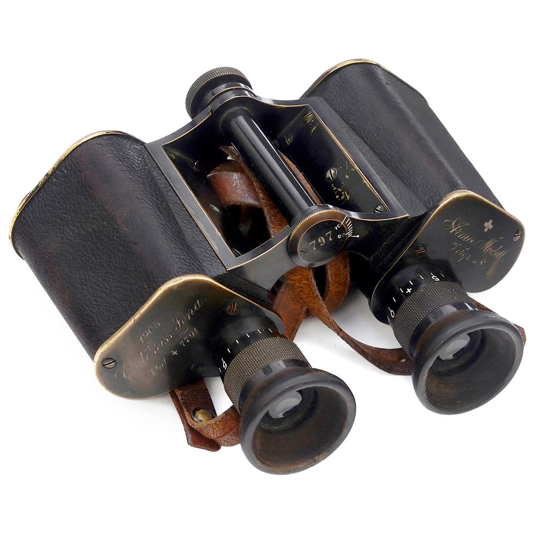 Rare Zeiss Binocular for the Swiss Army, 1895–1907 (1 of 1)