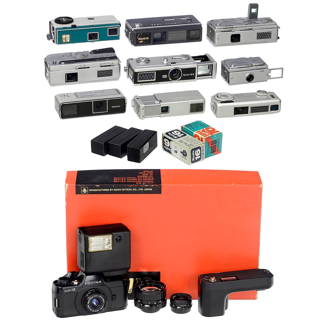 9 Miniature Cameras and Pentax 110 (1 of 4)