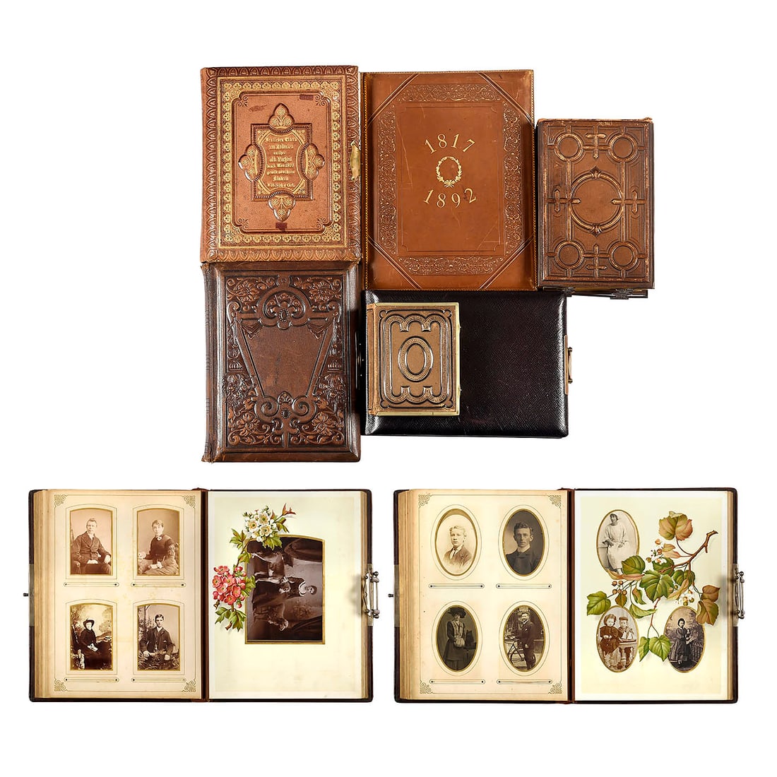 Album, Leather Folder and 4 Empty Albums (1 of 4)