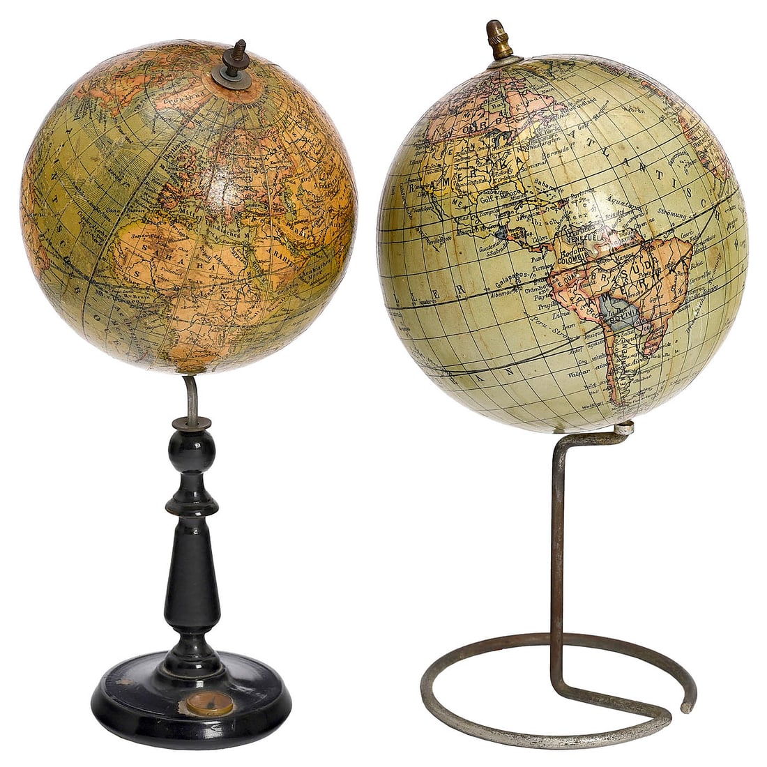 2 Small Terrestrial Globes (1 of 1)
