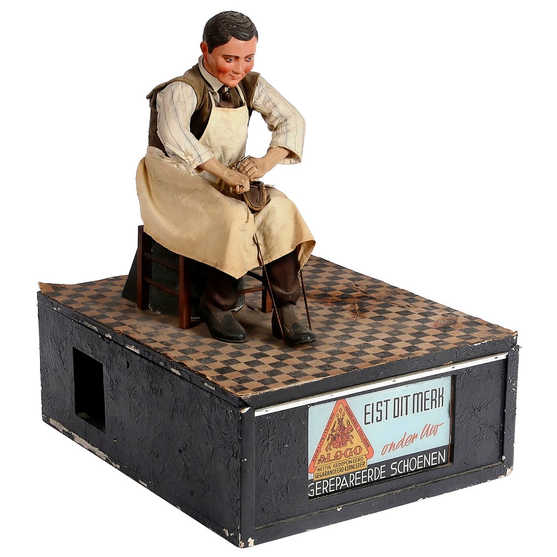 Electric Advertising Automaton for "Alogo" Leather, c. 1920 (1 of 1)