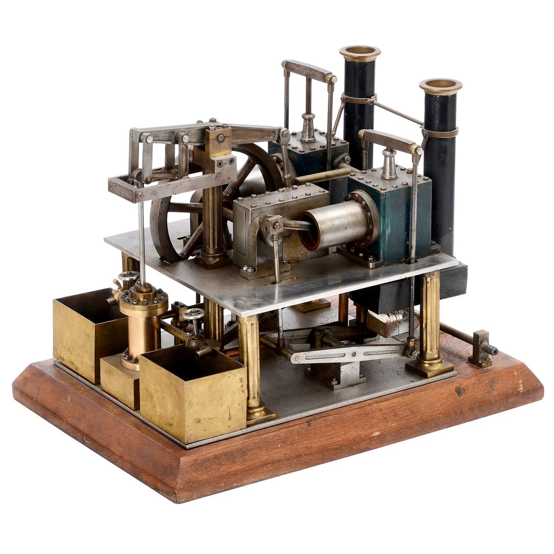 Two-Cylinder Hot-Air Engine with Water Pump, c. 1970 (1 of 2)