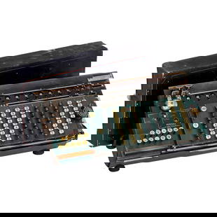 Madas Superautomat VII eTA Tomis, 1927 onwards: Madas Superautomat VII eTA Tomis, 1927 onwards Very interesting Swiss stepped-drum calculating machine with keyboard setting according to US patent from Dec. 16, 1913, manufactured by H.W. Egli