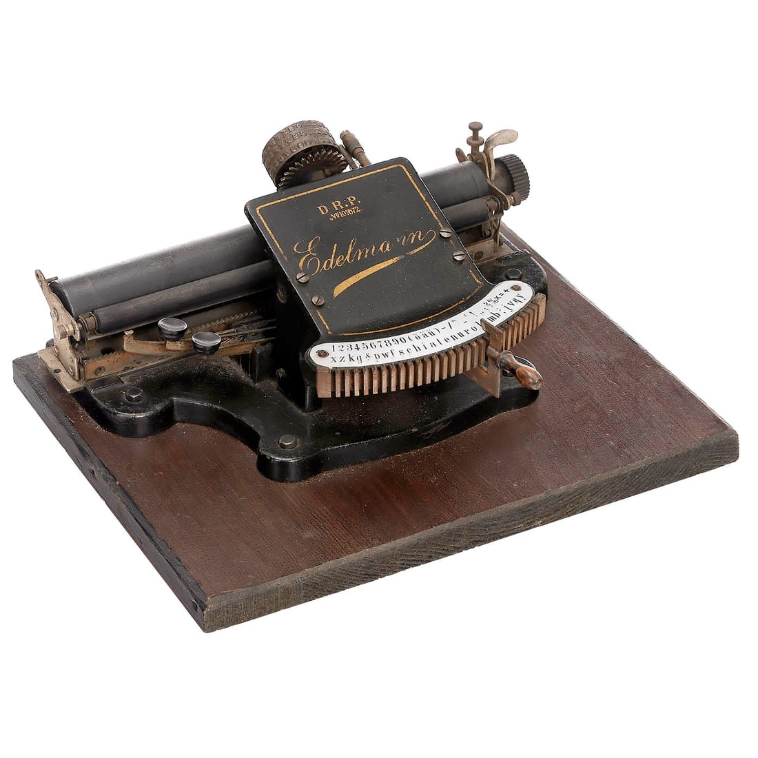Edelmann Index Typewriter, 1897 (1 of 1)