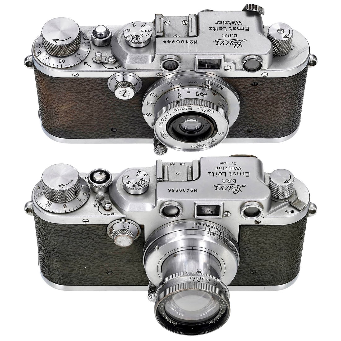 Leica IIIa, Leica IIIc, Elmar 3.5 cm and Summar 5 cm (1 of 1)