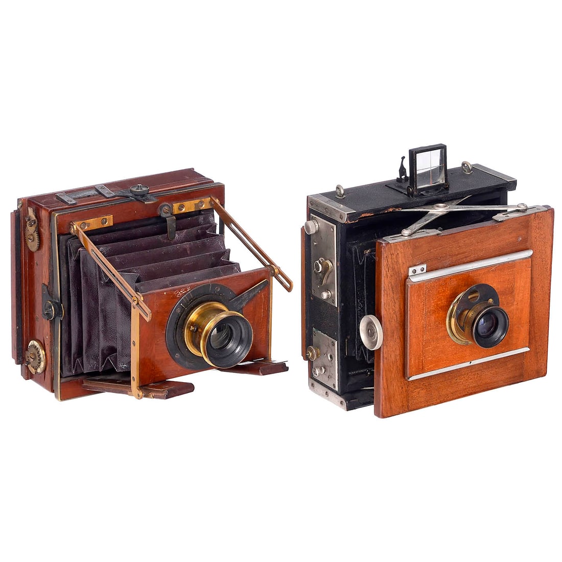 2 Folding Cameras with Focal Plane Shutter, 1892 (1 of 1)