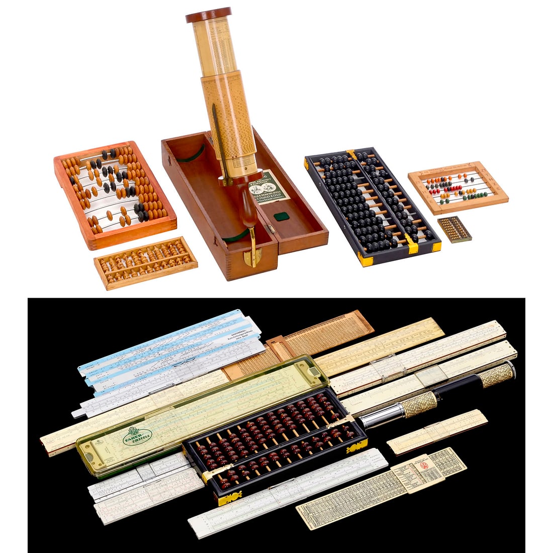 Calculating Drums, Slide Rules and Abacuses (1 of 3)