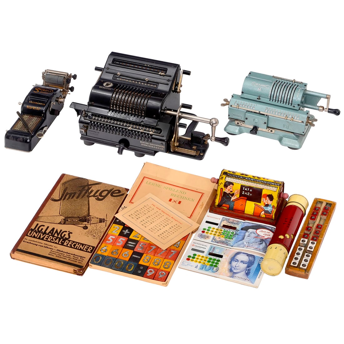 Group of Calculating Machines (1 of 3)