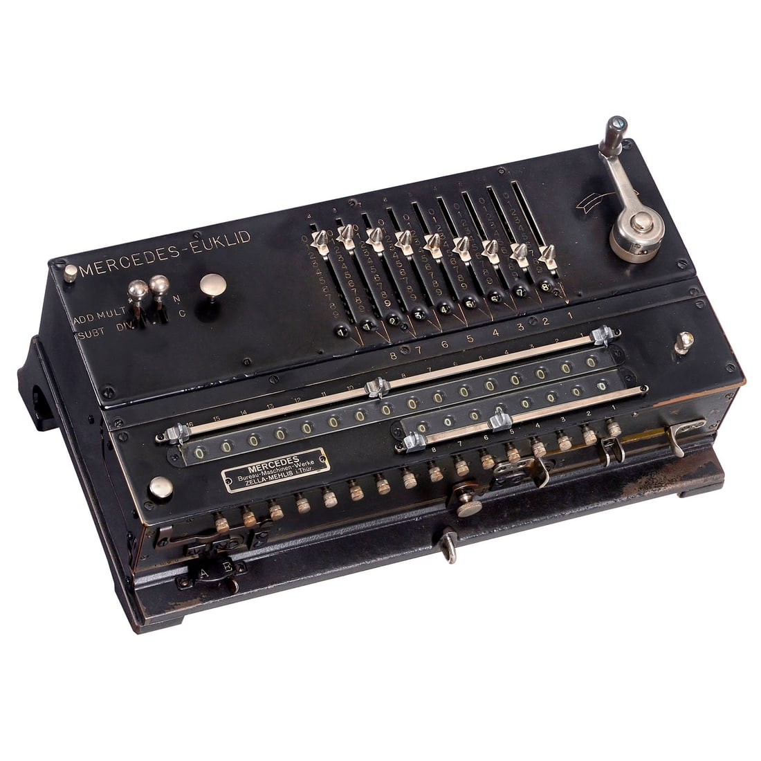 Mercedes Euklid Model 1 Proportional-Lever Calculating Machine, c. 1925 (1 of 1)