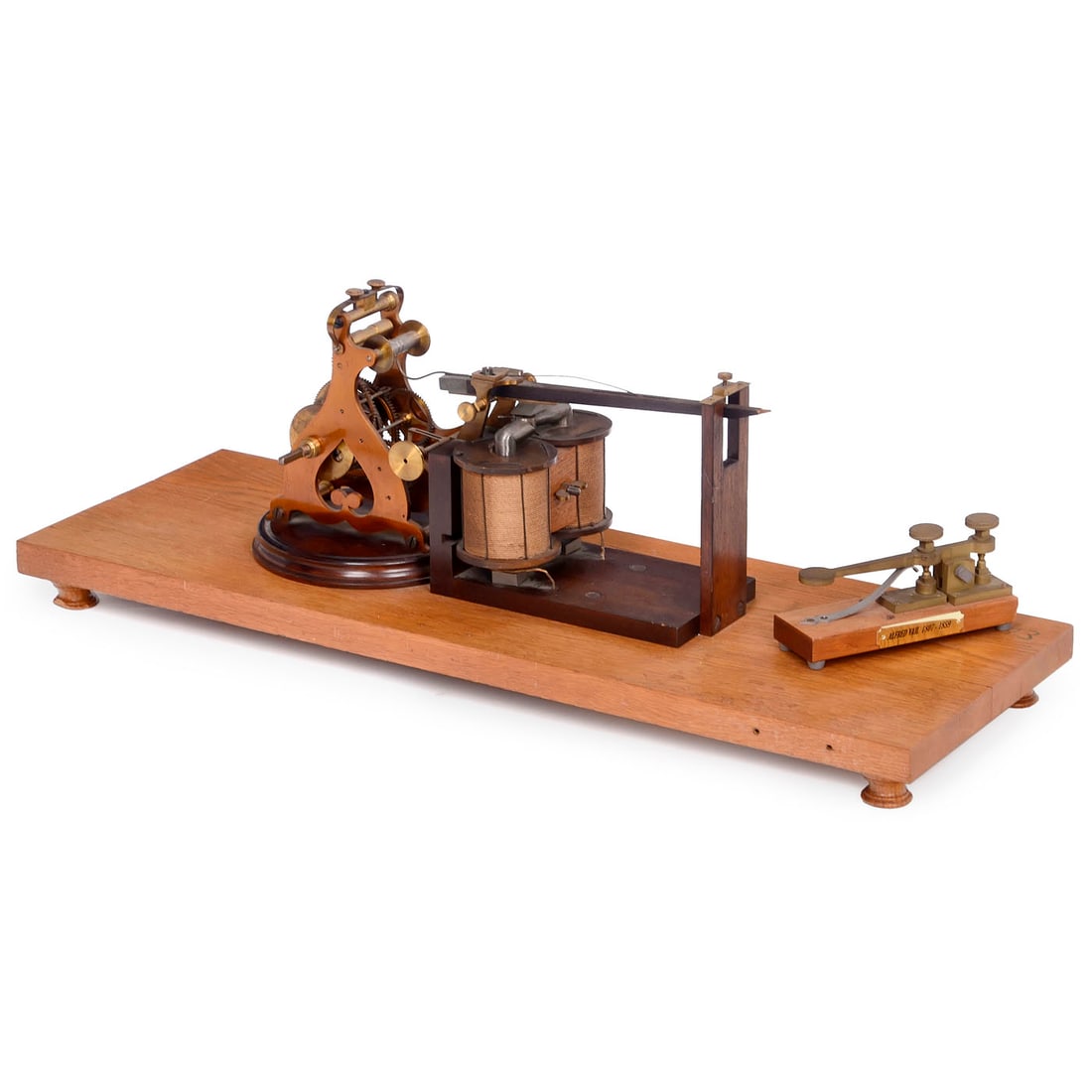 Replica of Samuel Morse's Third Telegraph with Vail Key (1 of 2)