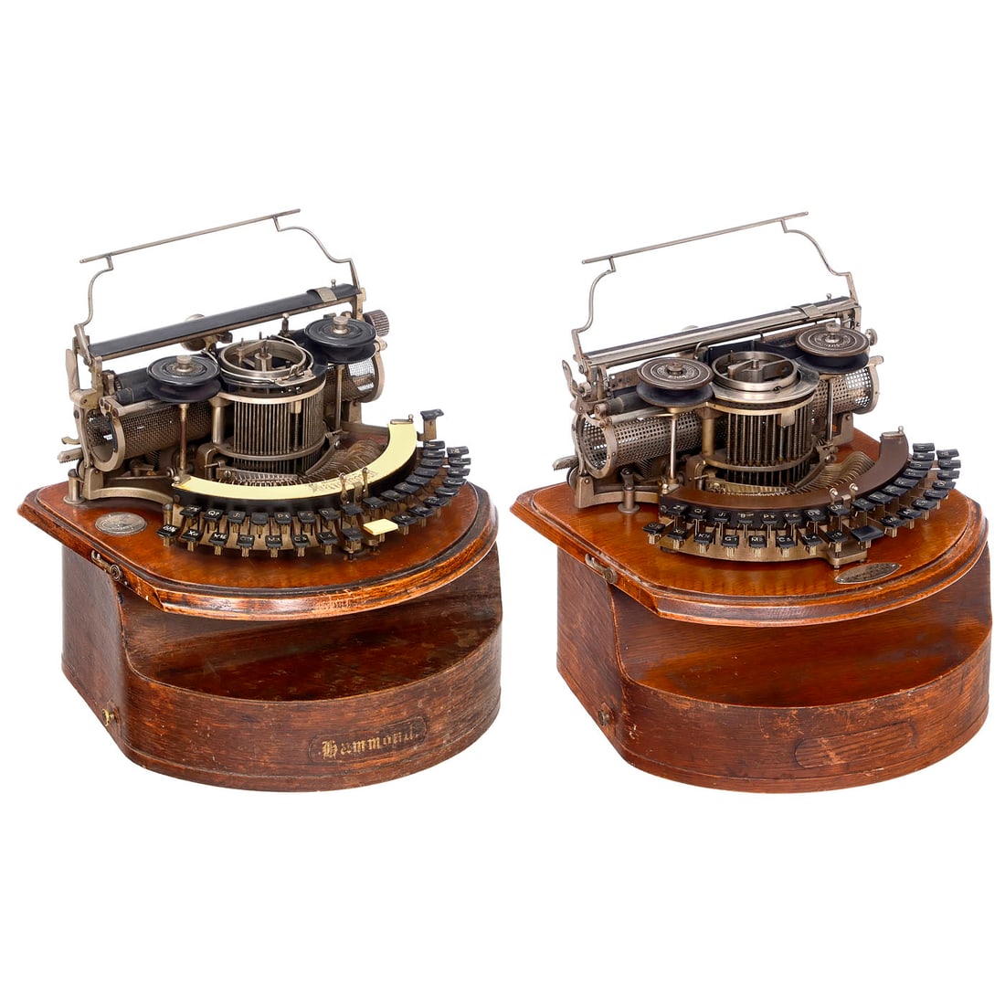 2 Hammond No. 2 Typewriters, c. 1895 (1 of 3)