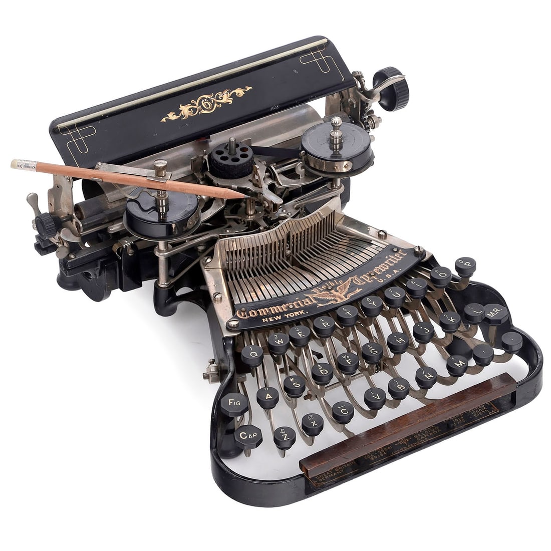 Commercial Visible No. 6, 1898 (1 of 3)