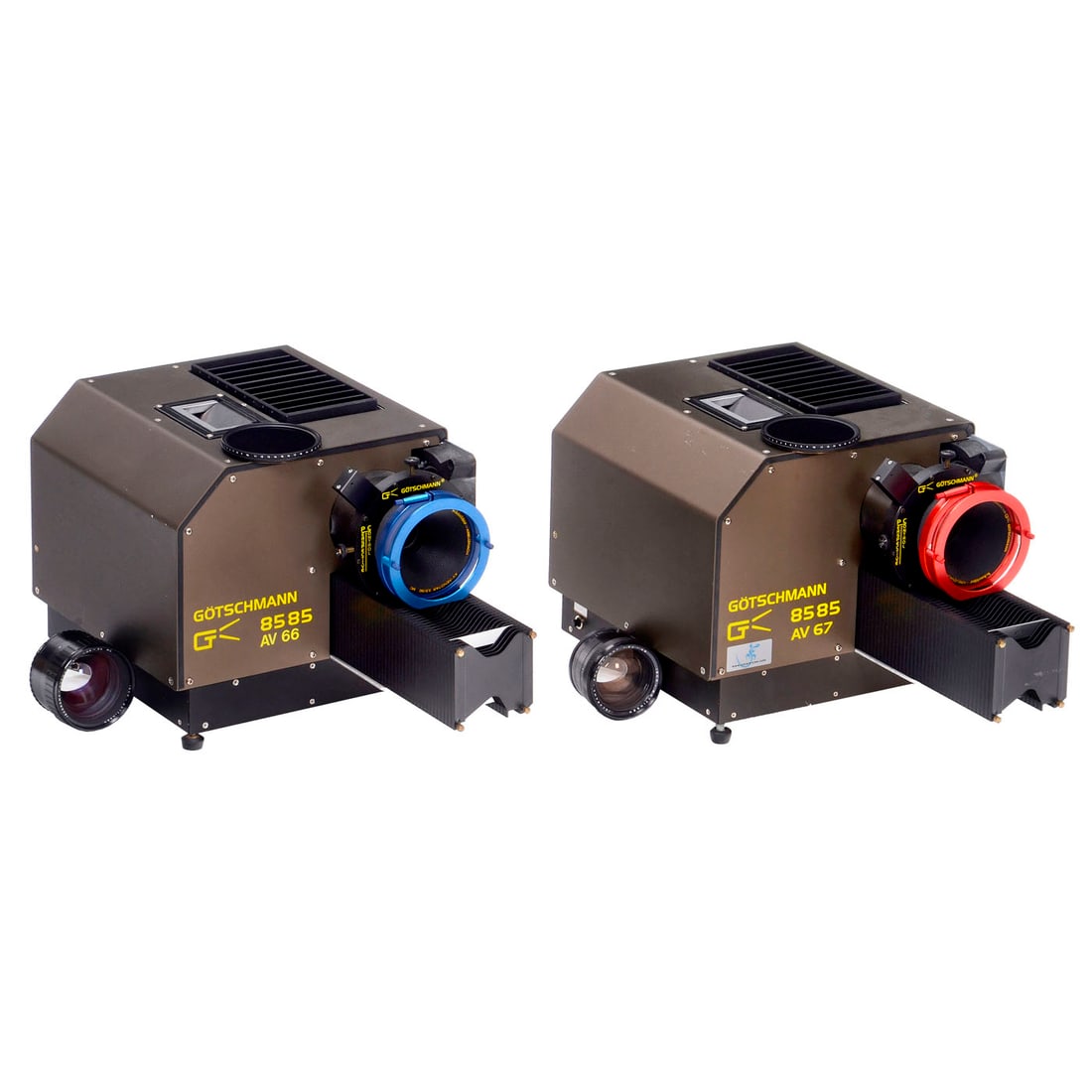 Götschmann Stereo Slide Projector based on the 8585 AV66, Special Version, c. 2007 (1 of 3)