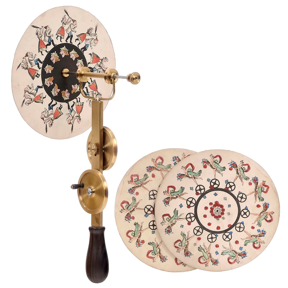 Double-Wheel Phenakistiscope Replica, c. 1980 (1 of 2)