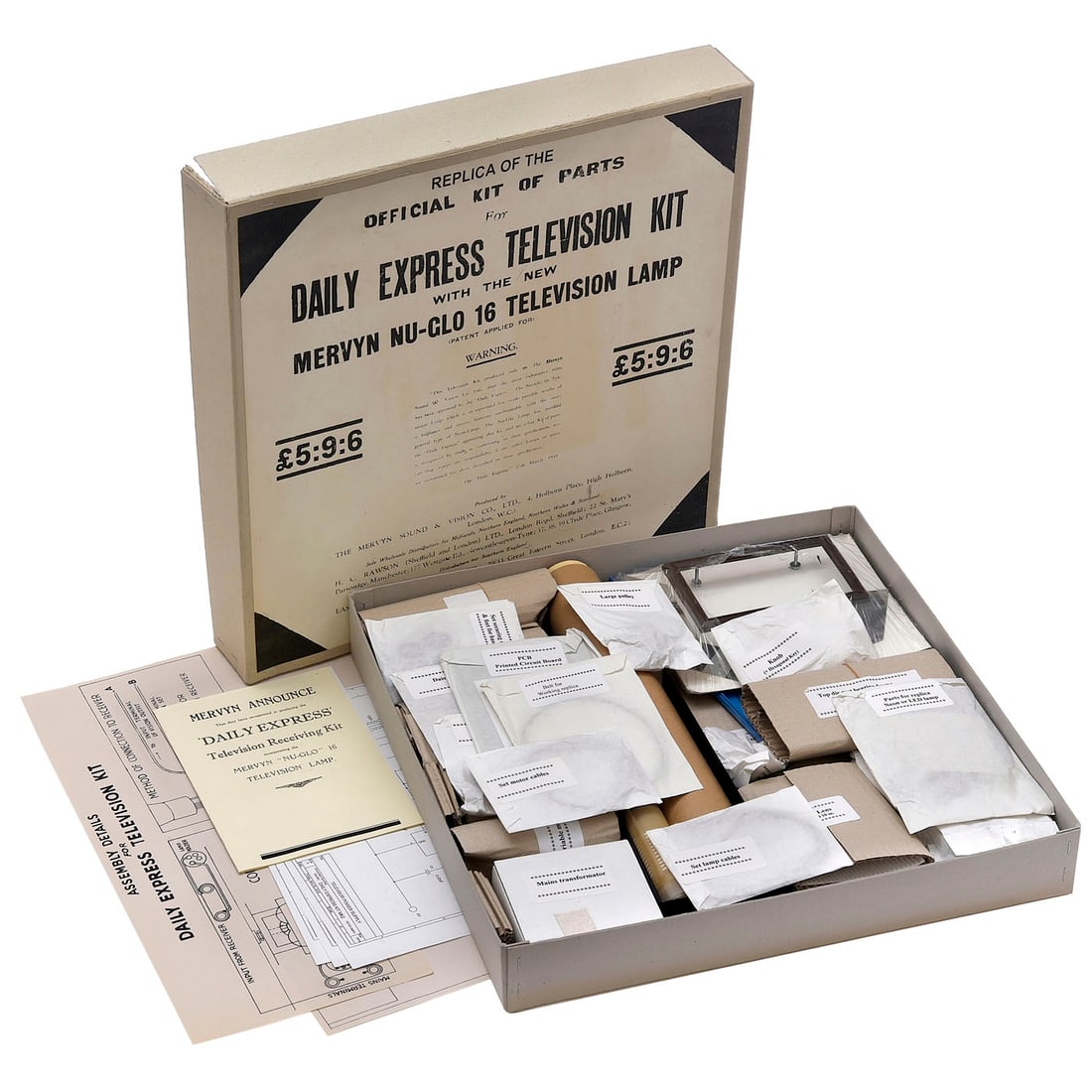 Replica of the Daily Express Television Kit, 2003 (1 of 2)