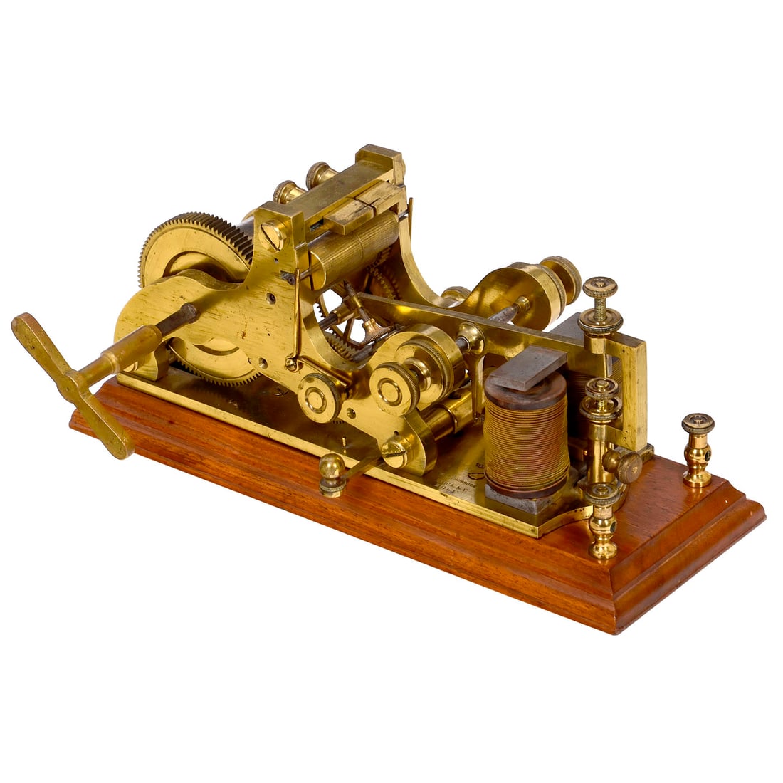 Early American Relief Writer Telegraph by Chubbuck, c. 1848 (1 of 3)