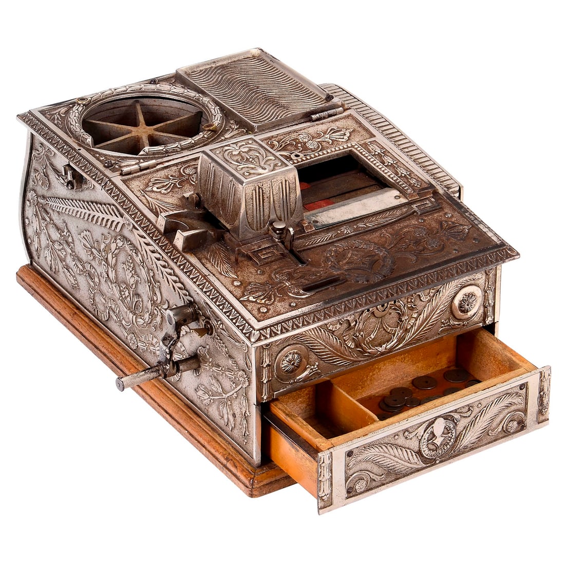 Berlin Art-Nouveau Cash Register, c. 1910 (1 of 2)