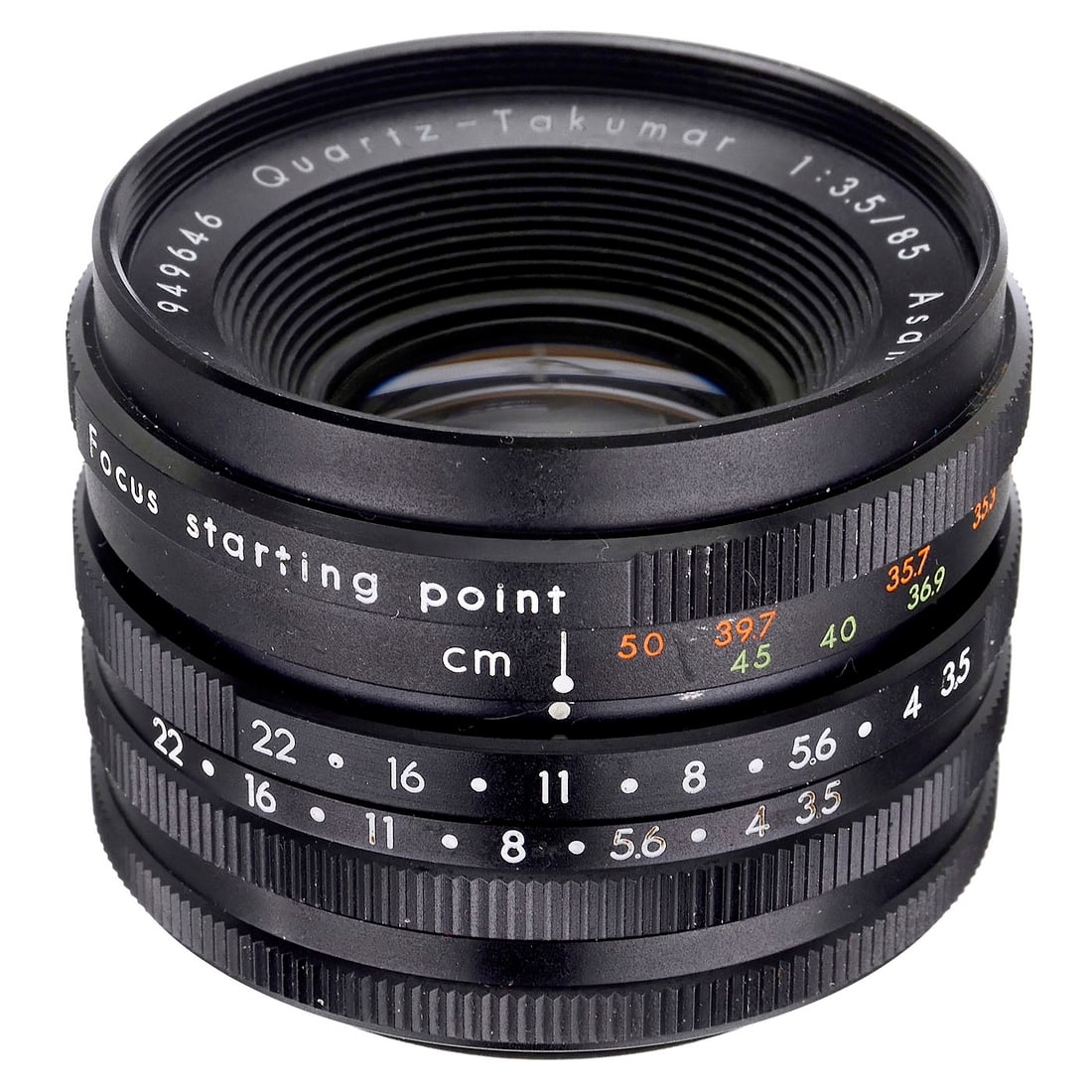Quartz-Takumar 3.5/85 mm, 1963 onwards (1 of 2)