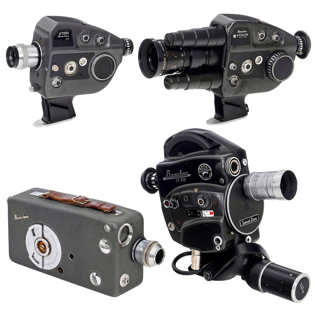 Beaulieu R16 and 3 Other Beaulieu Cameras, c. 1965 (1 of 3)