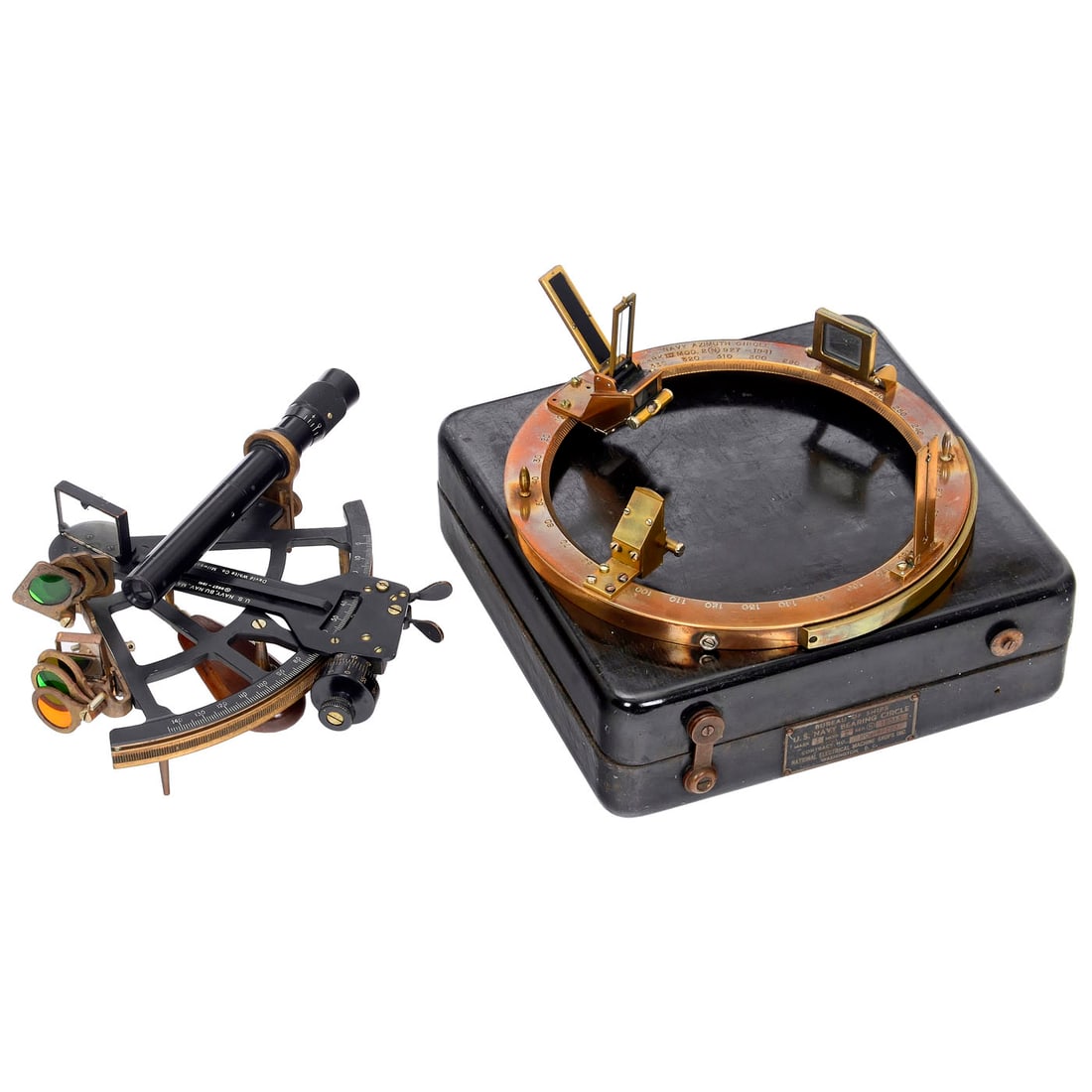 2 American Navy Surveying Instruments, c. 1943 (1 of 1)