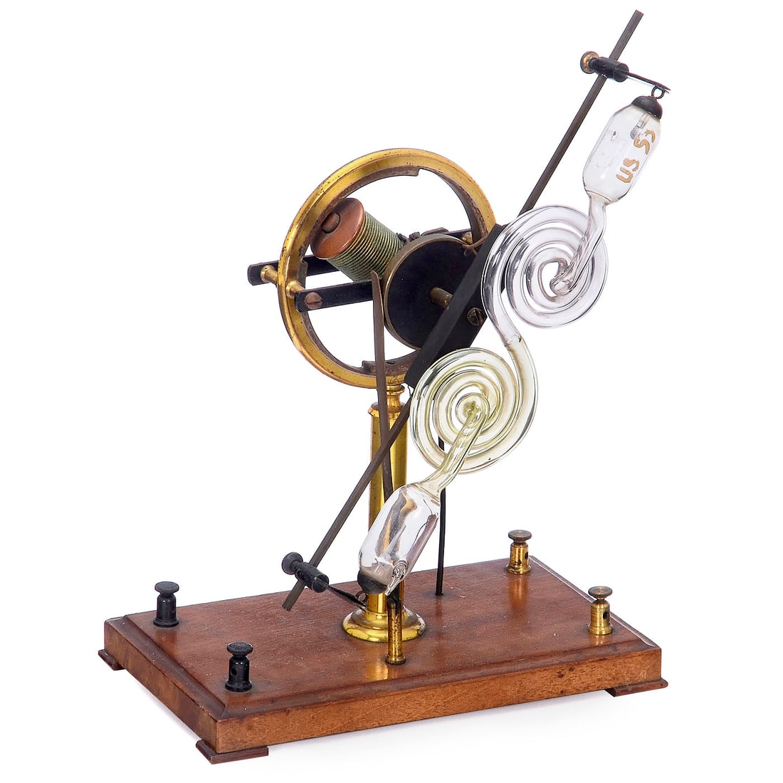Electro-Magnetic Motor with Rotating Geissler Tube, c. 1890 (1 of 1)
