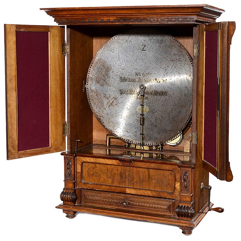 "Fortuna" 26-inch Disc Orchestrion Musical Box, Model 3 - 3