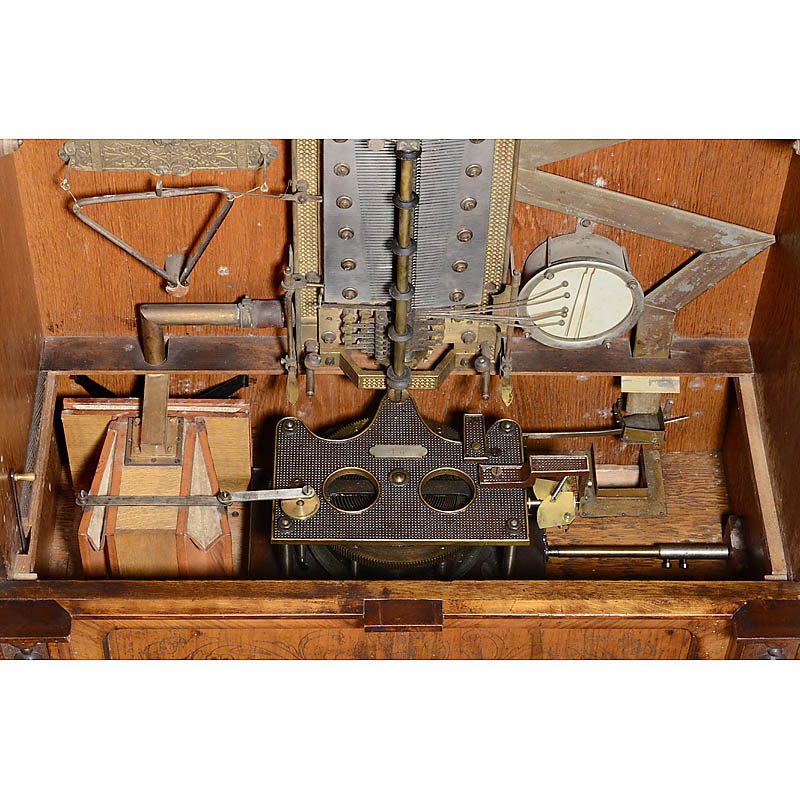 "Fortuna" 26-inch Disc Orchestrion Musical Box, Model 3 - 5