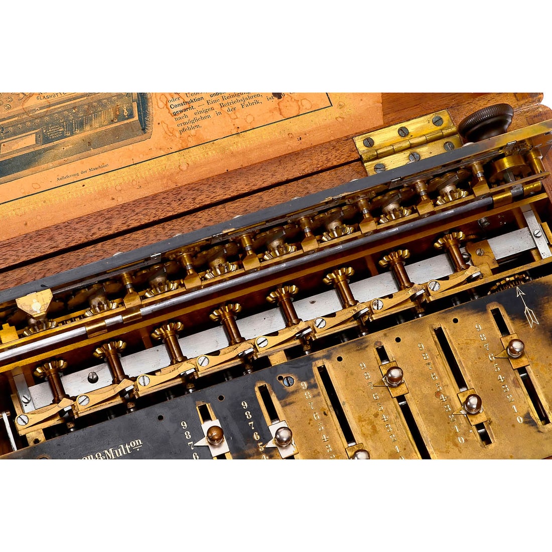 Burkhardt-Arithmometer Model A, c. 1895 - 3