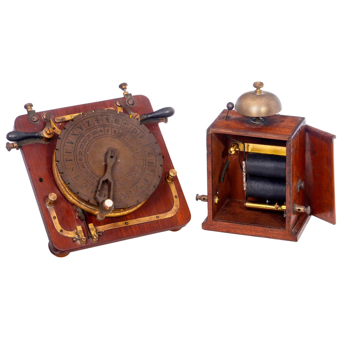 Early French Breguet Dial Telegraph Parts, c. 1855 (1 of 3)