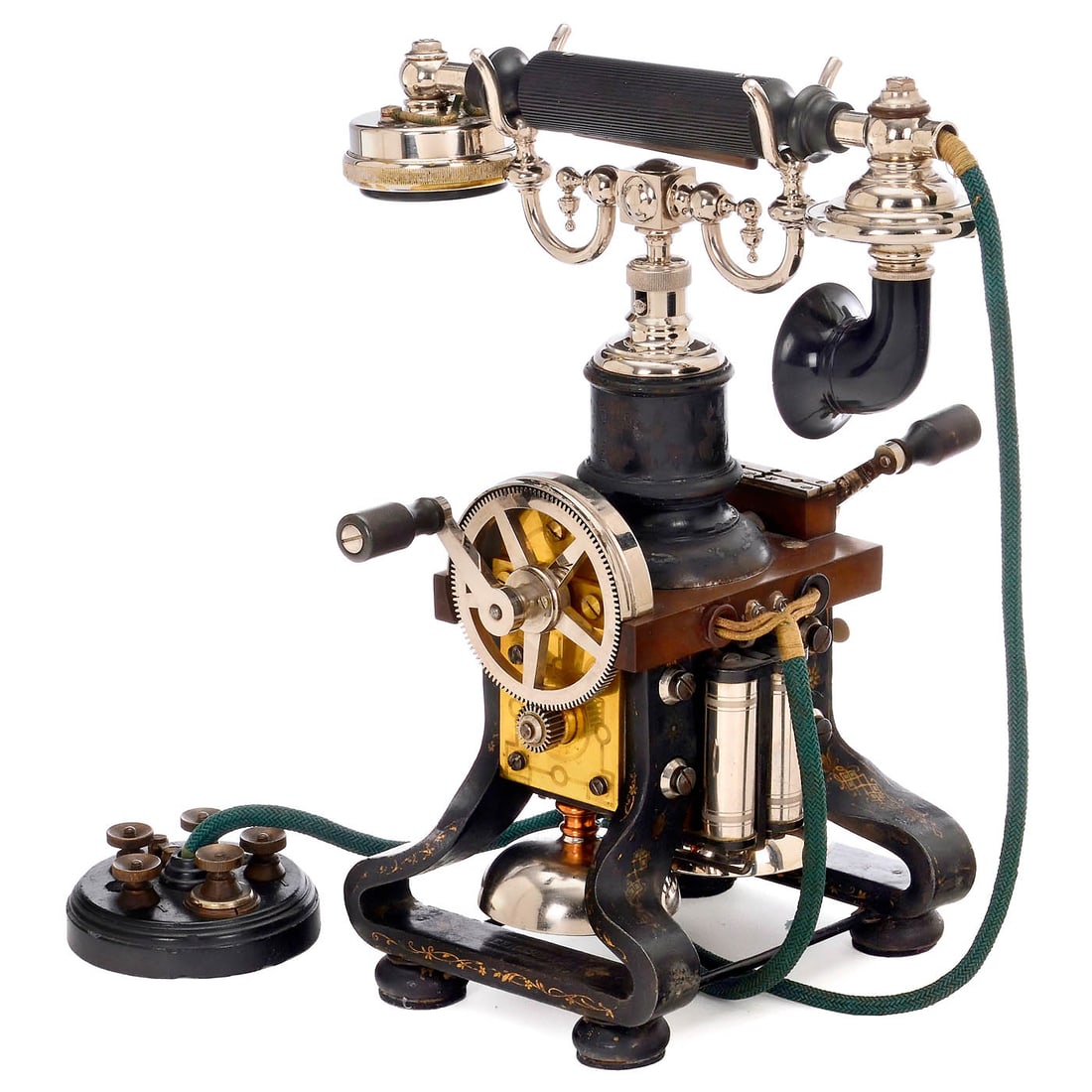 L.M. Ericsson Model AC200 Skeleton Telephone, 1892 (1 of 2)