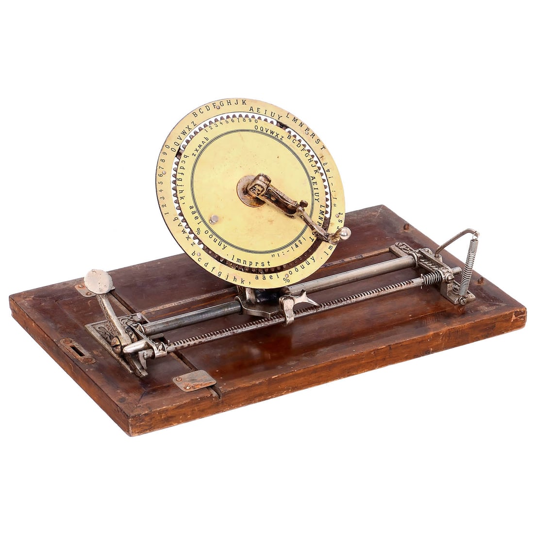 Discret (Diskret) Typewriter, 1899 - 2