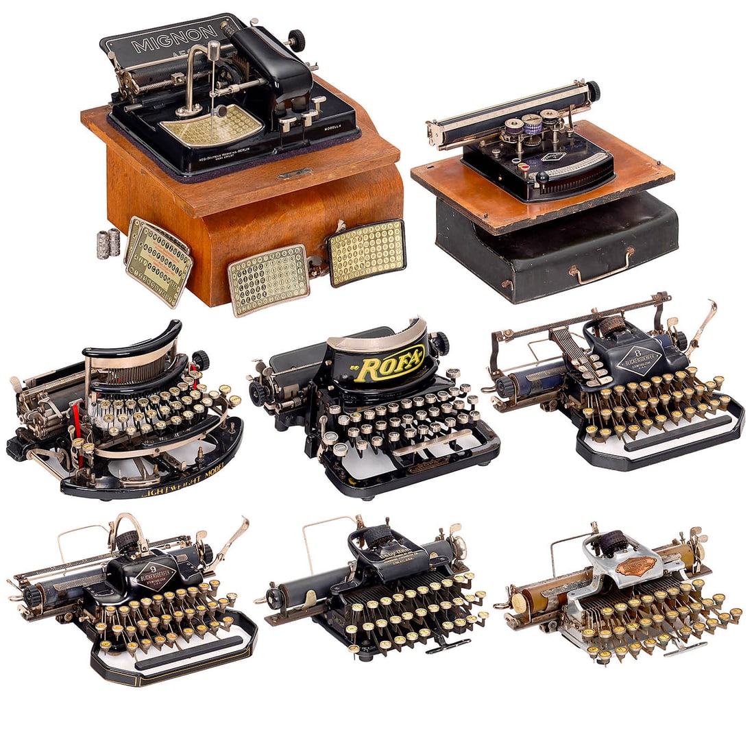 8 Mechanical Typewriters (1 of 9)