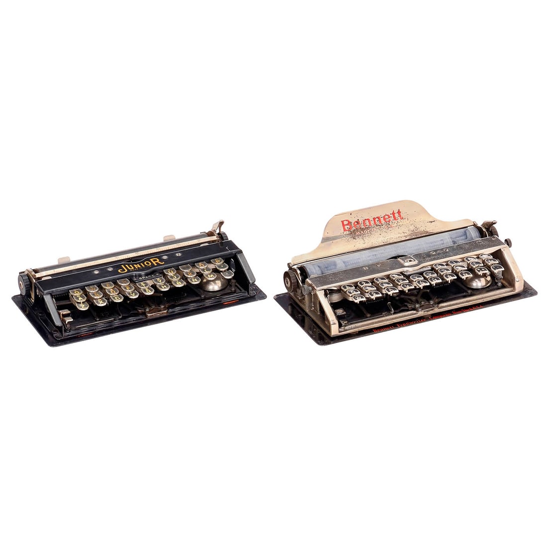 4 Small Mechanical Typewriters - 3