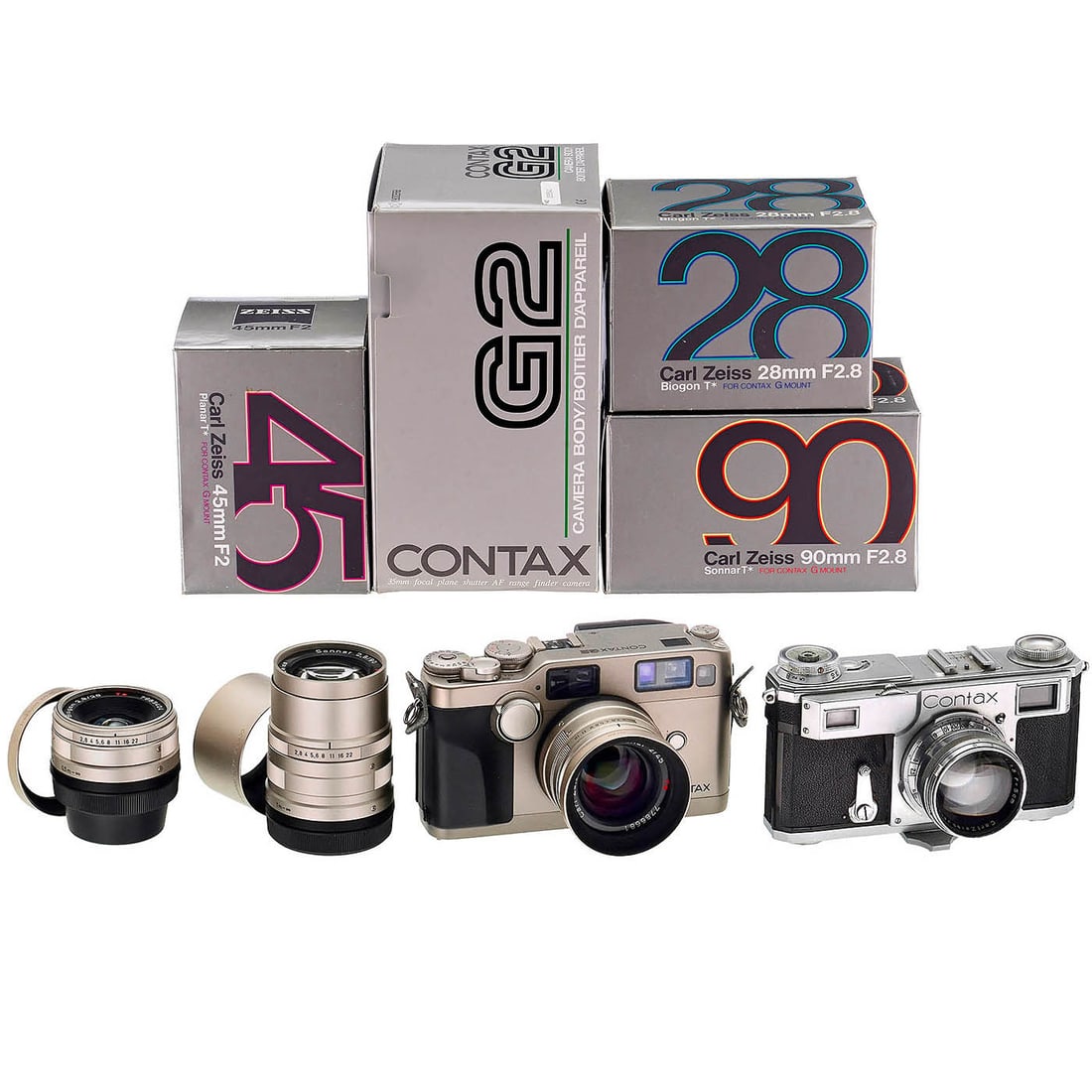 Planar, Biogon, and Sonnar for Contax G2 (1 of 3)