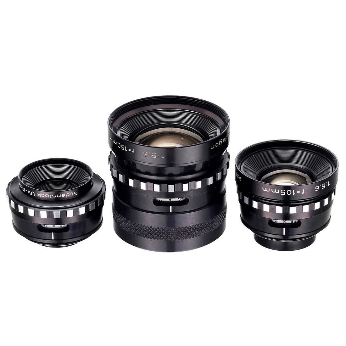 UV-Rodagon Set 60 mm, 105 mm and 150 mm, c. 1970 (1 of 1)