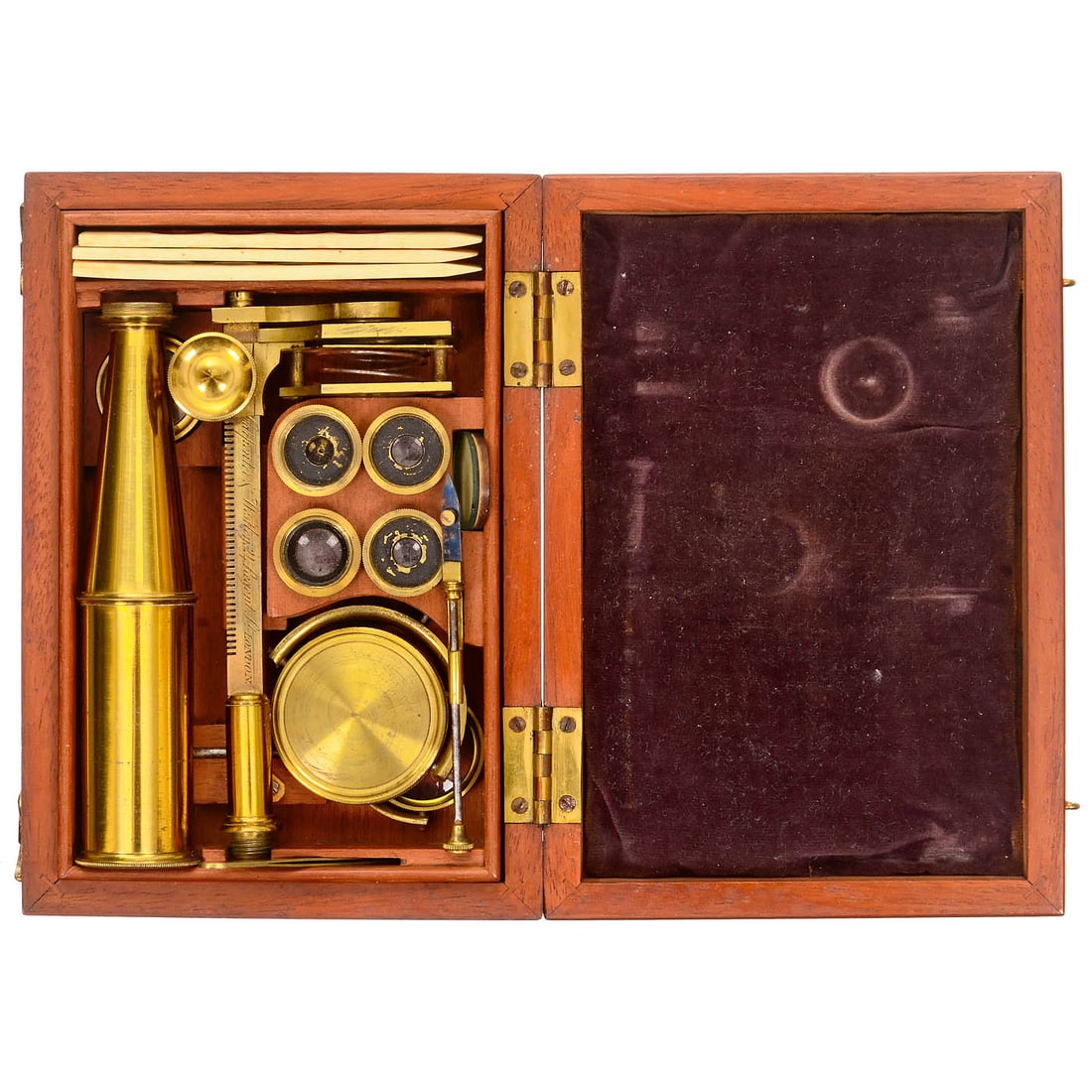 Box-Base Cary-Type Compound Microscope, c. 1840 - 4