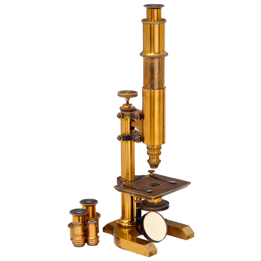 Brass Microscope by Seibert, c. 1880 (1 of 2)