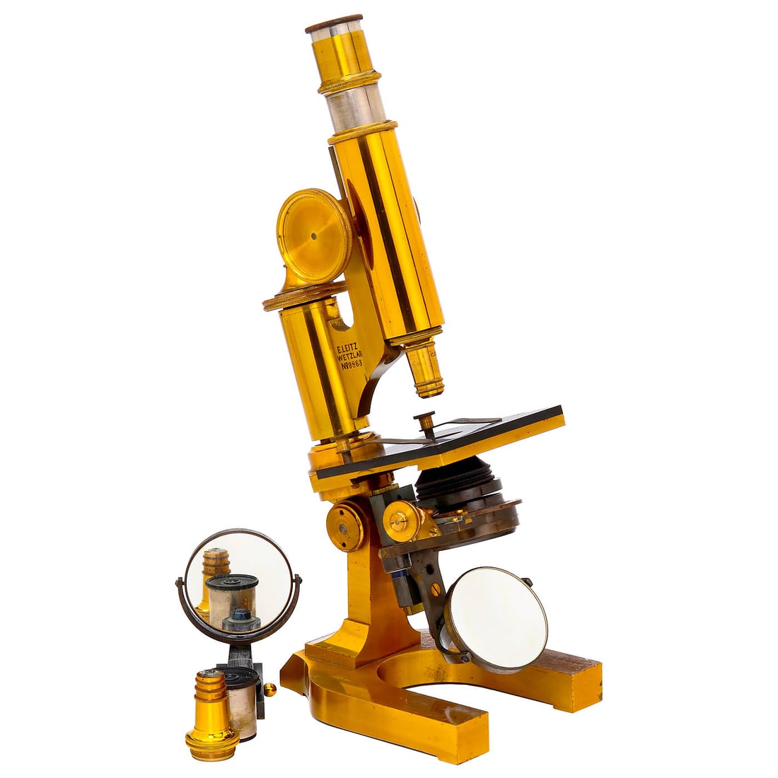 Large Microscope by Leitz in Wetzlar, c. 1886 (1 of 3)