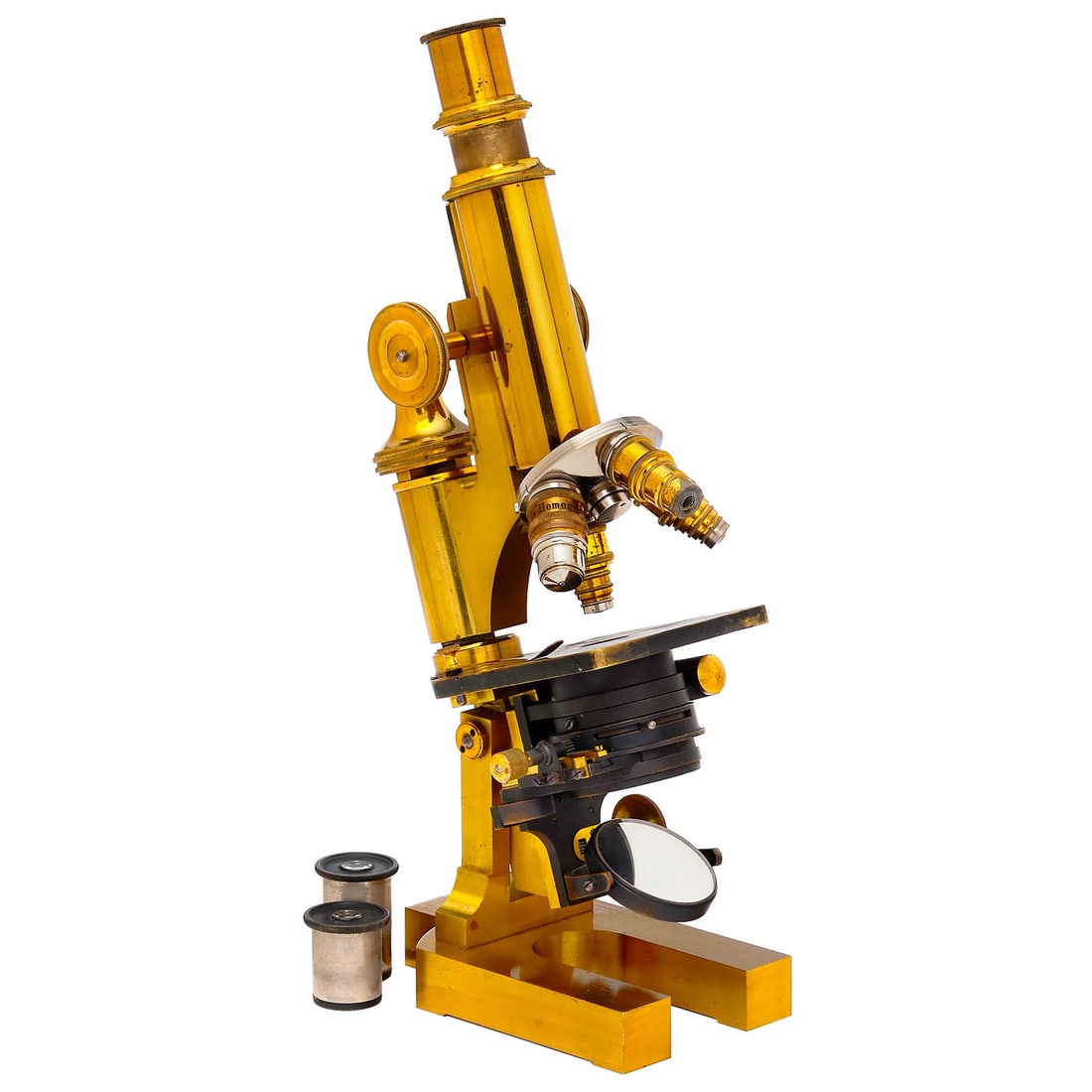 Large German Research Microscope, c. 1870–80 (1 of 2)