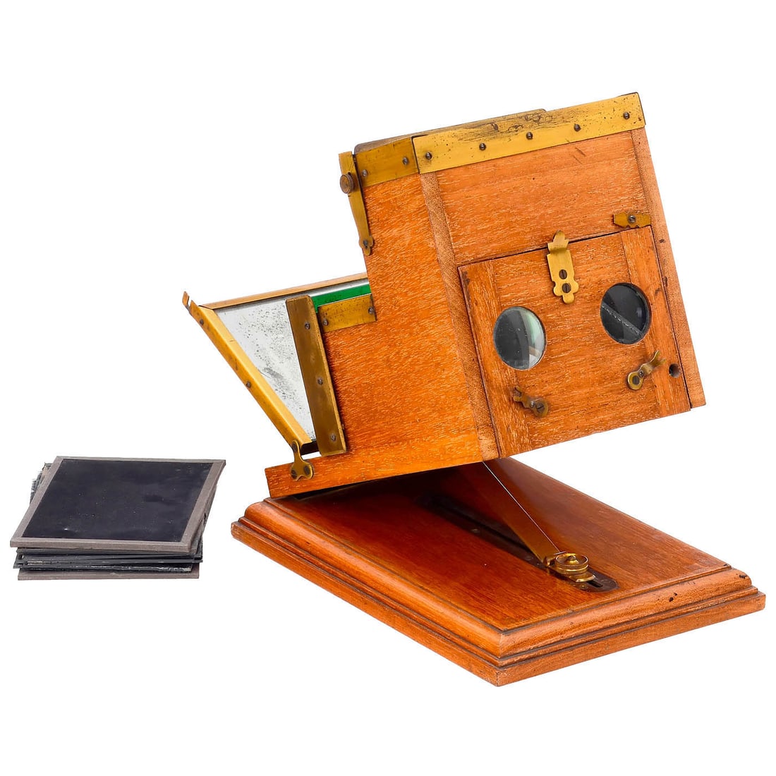 Ives Kromskop Three-Color Stereo Viewer, 1894 (1 of 1)