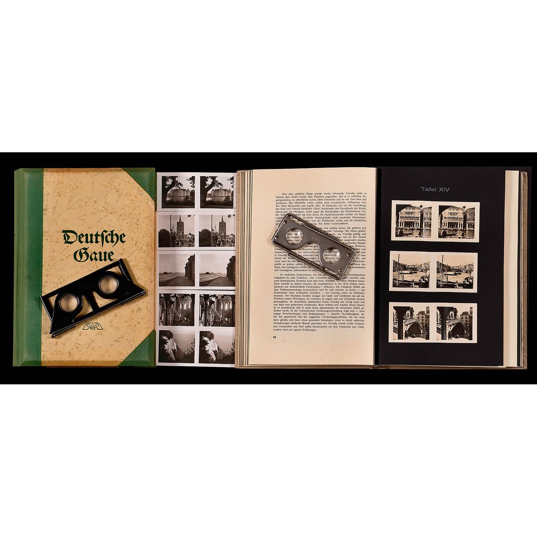Stereoscopic Albums: Venice and German Regions (1 of 2)