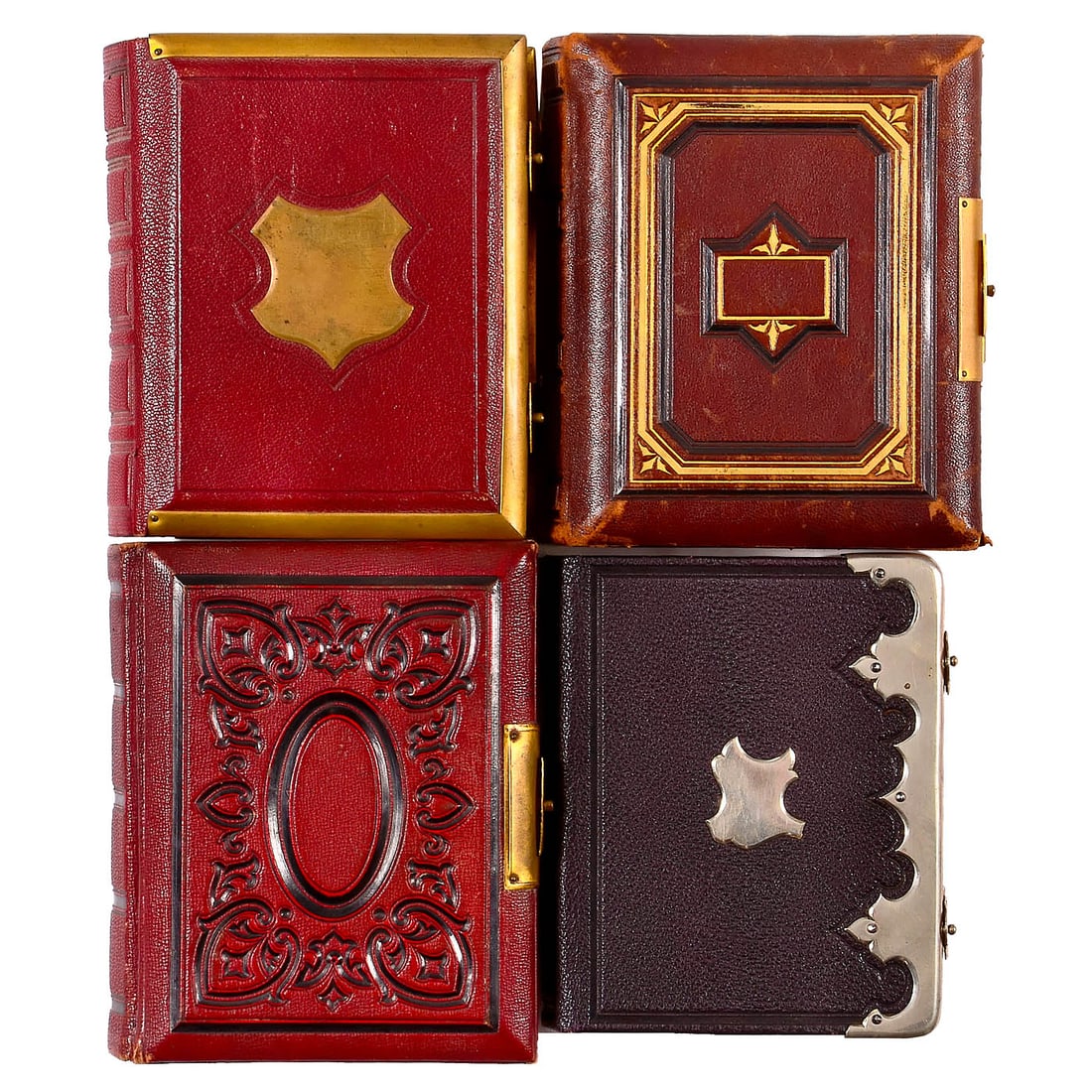 4 Small Decorative Carte-de-Visite Albums, c. 1870–80 (1 of 2)