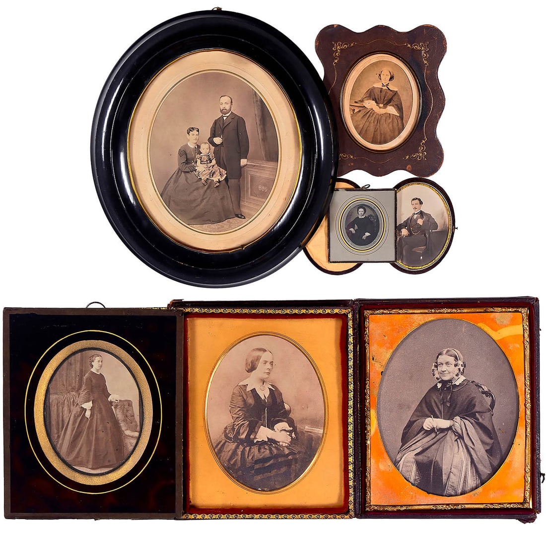 Collection of Early Portrait Photographs, 1850 onwards (1 of 3)