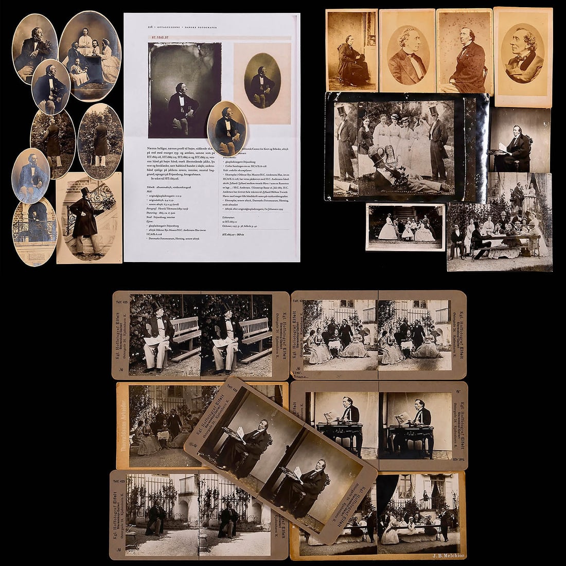 Hans Christian Andersen (1805–1875) in 23 Photographs, 1860 onwards (1 of 4)
