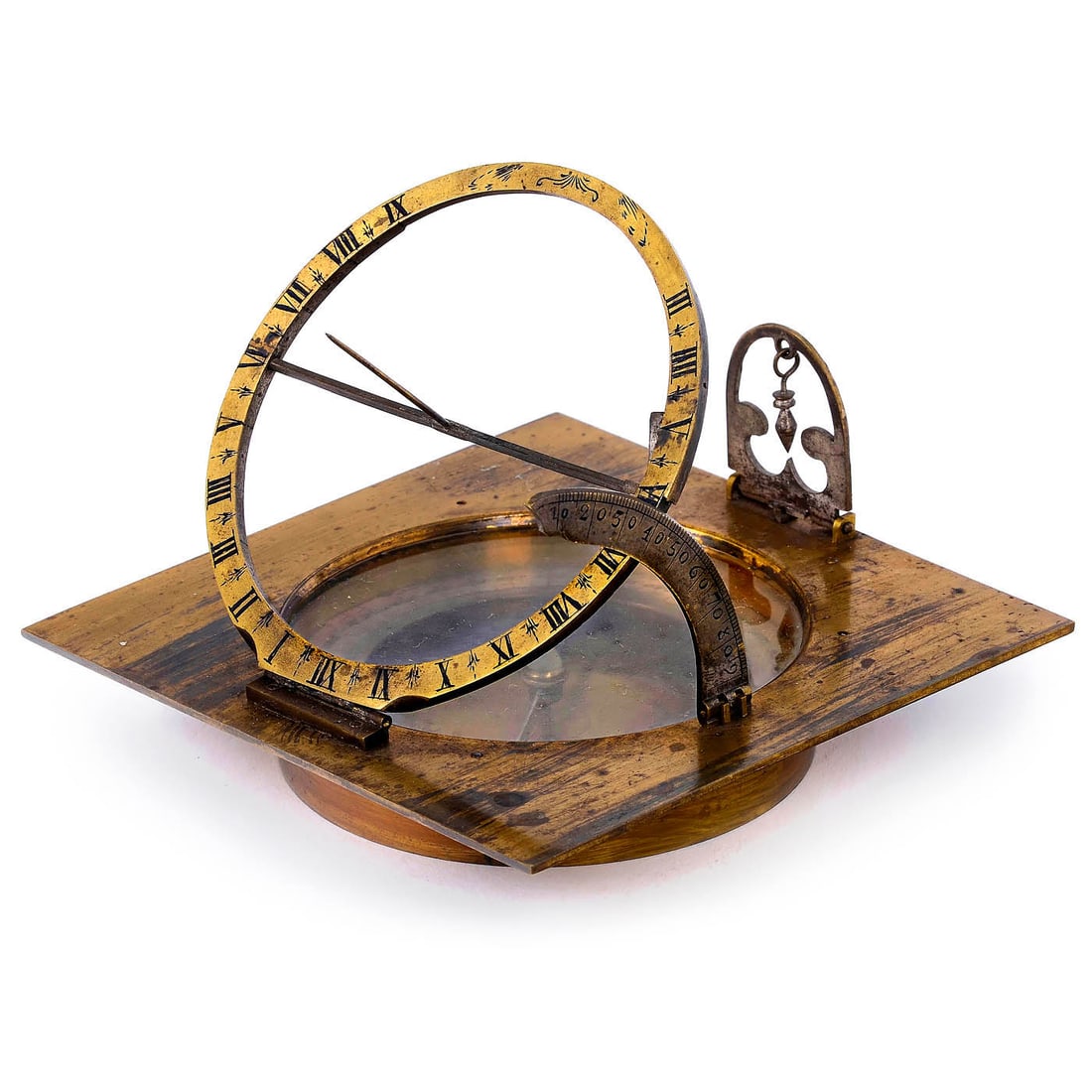 German Portable Sundial, c. 1750–80 (1 of 2)